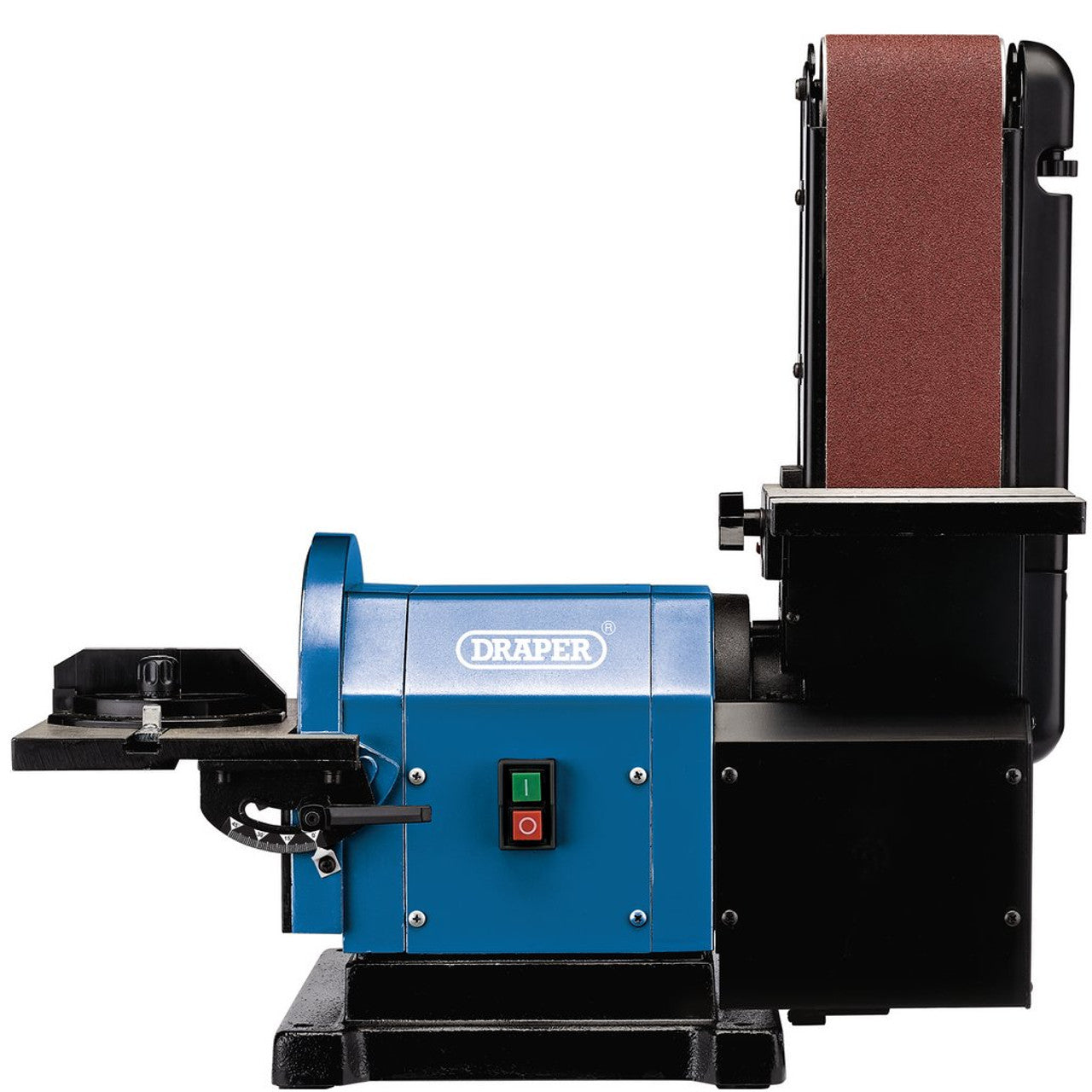 Draper Tools 230V 500W Belt and Disc Sander 100mm 200mm Adjustable Worktable