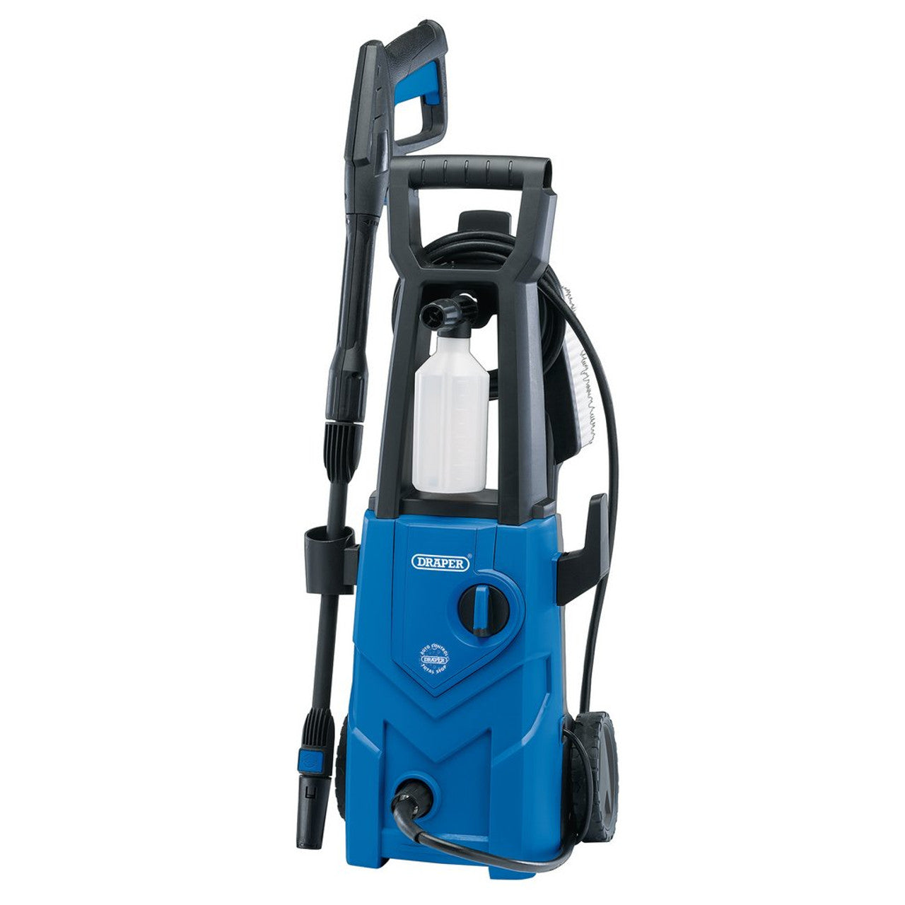 Draper Tools 1600W Pressure Washer 135Bar with Accessories for Easy Cleaning