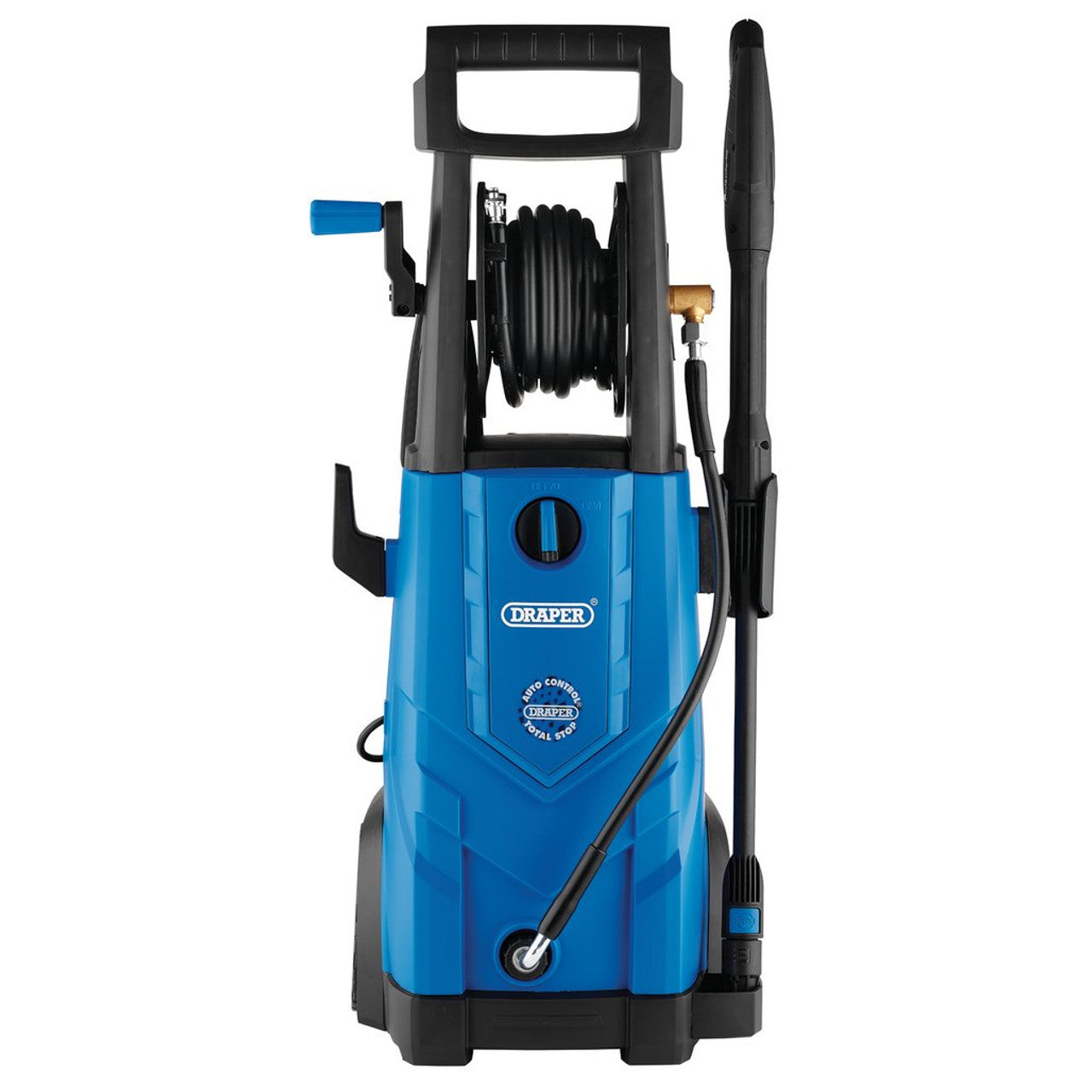 Draper Tools 2200W Pressure Washer 165Bar with Hose Detergent Bottle & Nozzles