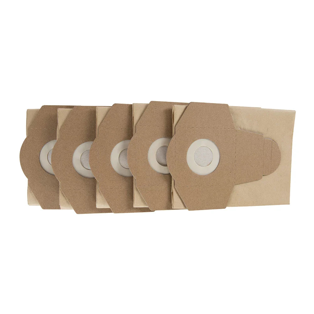 Silverline 5 Pack Dust Bags for 1000W Wet & Dry Vacuum Cleaner 10Ltr