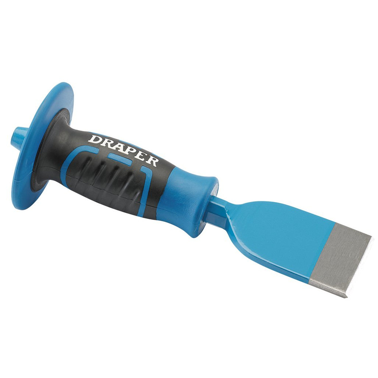 Draper Expert Electrician's Bolster Chisel 60mm with Hand Guard and Rubber Blade