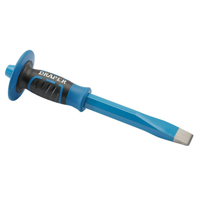 Draper Expert Cold Chisel 300mm with Guard High-Quality Steel Octagonal Shank