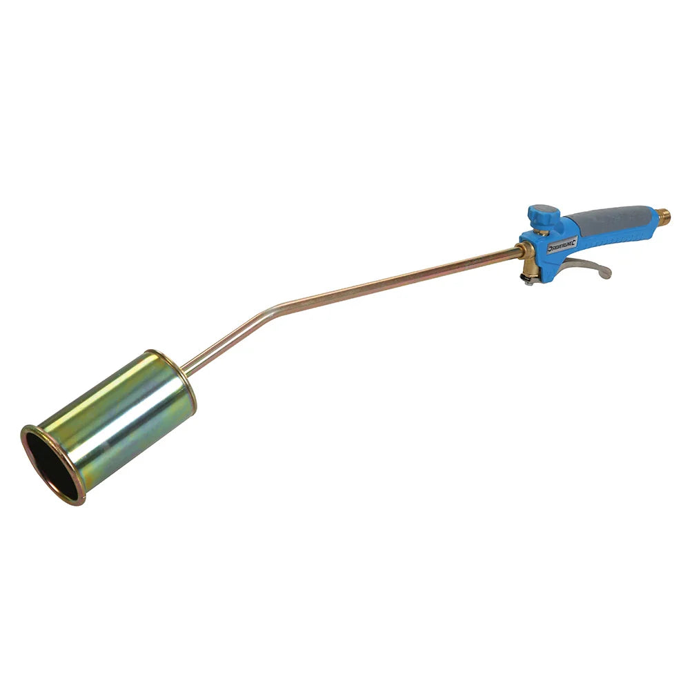 Silverline Long Arm Propane Torch Adjustable Flame for Roofing Weeding 1850Â°C