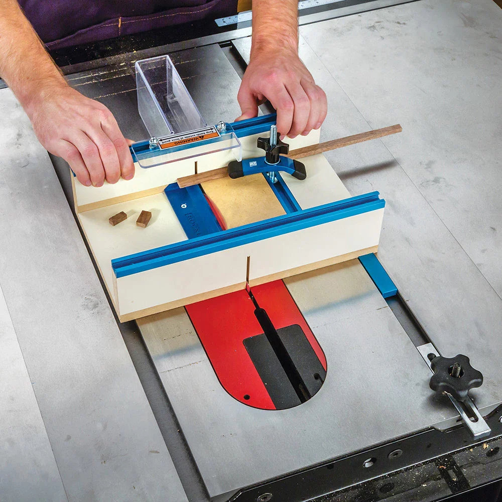 Rockler Table Saw Small Parts Sled for Precise 90Â° Cuts & Safety