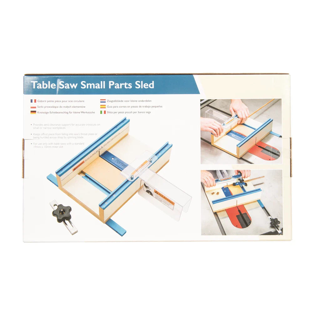 Rockler Table Saw Small Parts Sled for Precise 90Â° Cuts & Safety