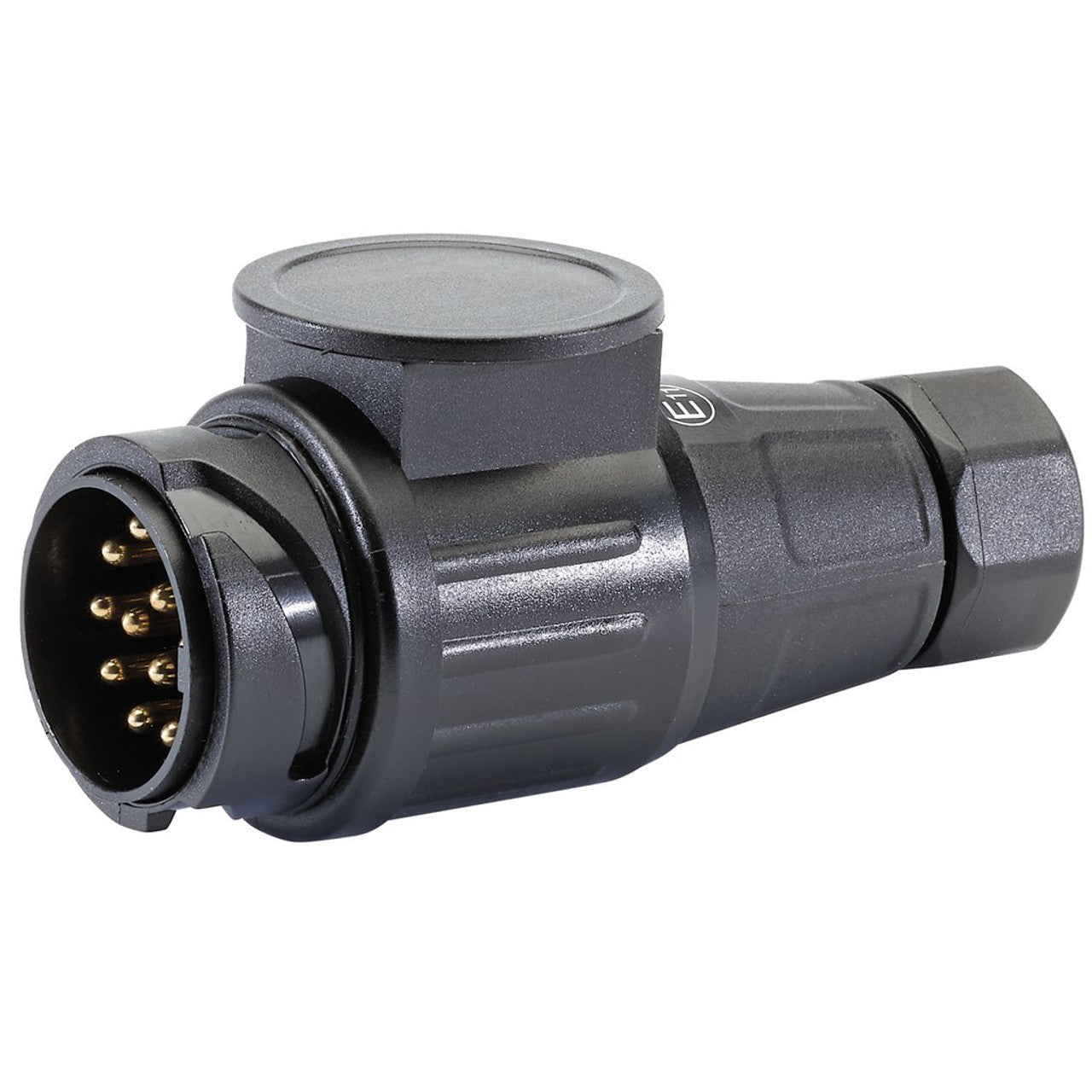 Draper Tools 12V 13-Pin Euro Twin Inlet Towing Plug Caravan Conversion Plug