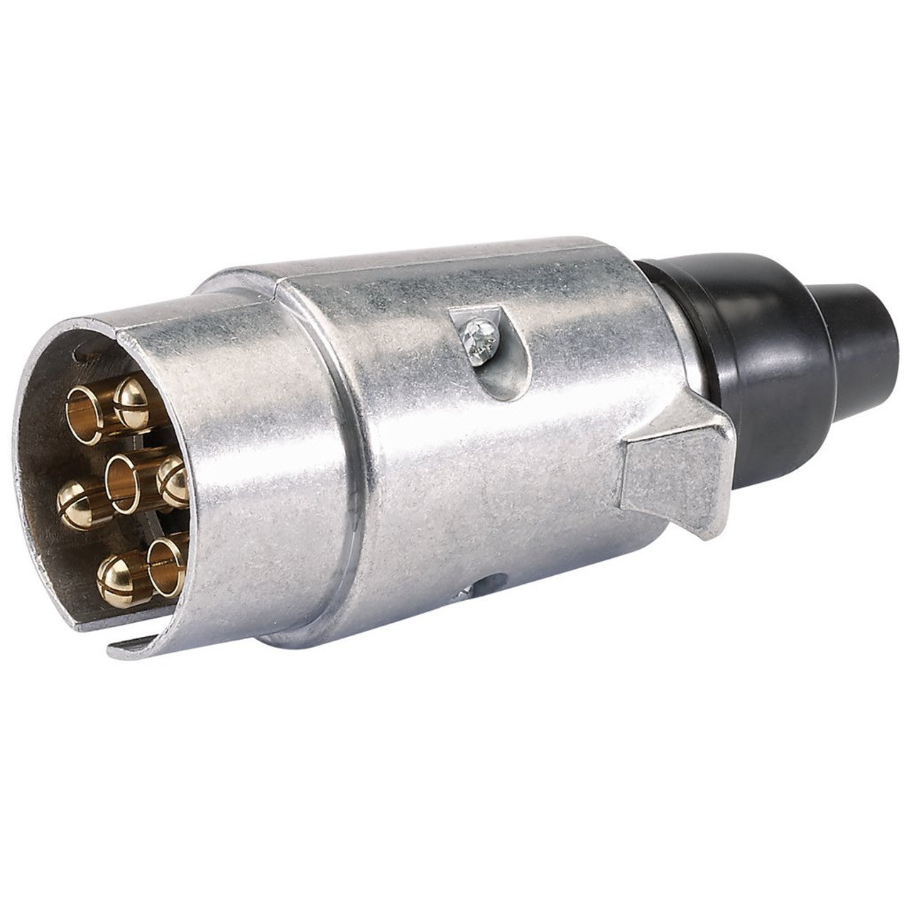 Draper Tools 7-Pin N-Type Metal Towing Plug for 12V Trailers Caravans