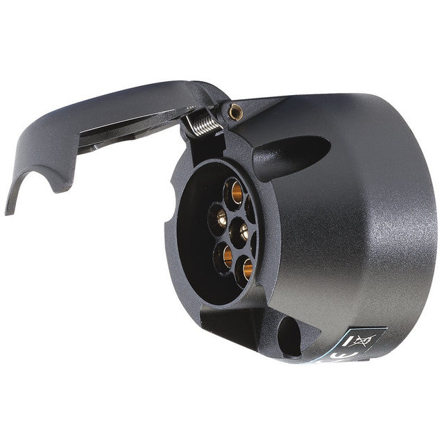 Draper Tools 7-Pin N-Type Towing Socket with Weatherproof Sprung Cover