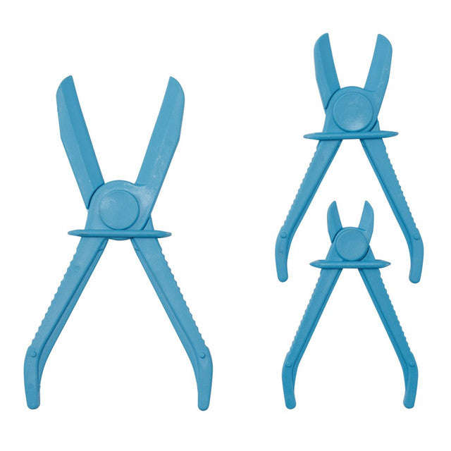 Draper Tools 3 Piece Flexible Hose Clamp Set with One-Handed Locking Mechanism