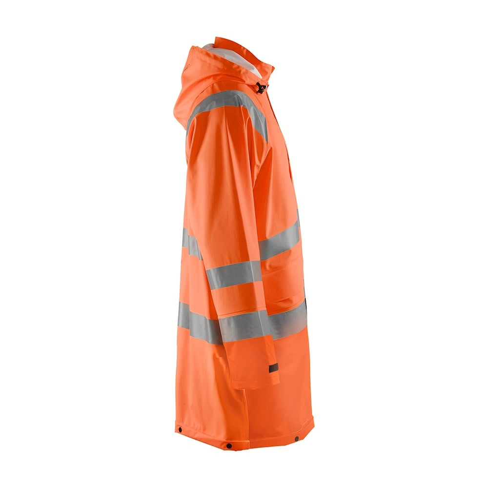 Blaklader Hi-Vis Rain Jacket Level 1 4324 Waterproof Breathable Safety Gear
