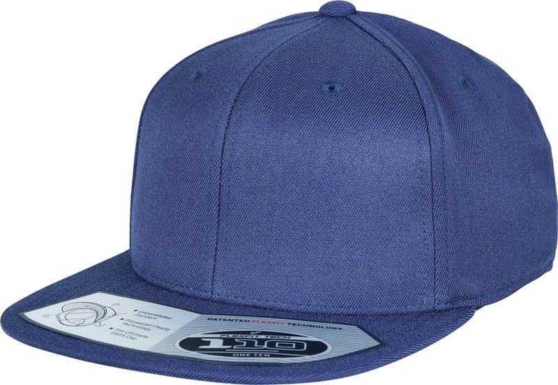 Flexfit Yupoong 110 Fitted Snapback Cap One Size Moisture Wicking Comfort