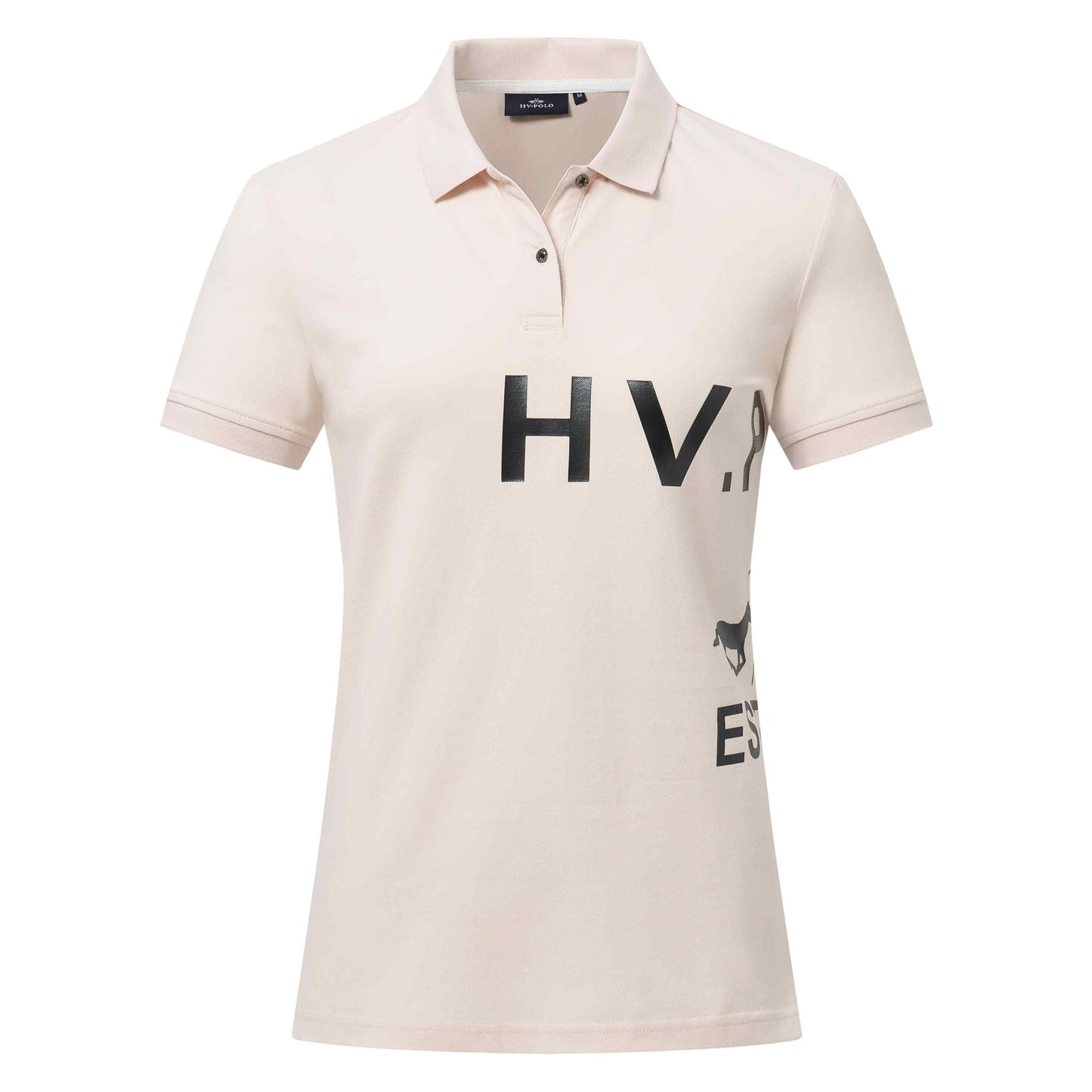 HV Polo Mira Shirt Cotton Elastane With Metallic Logo Print