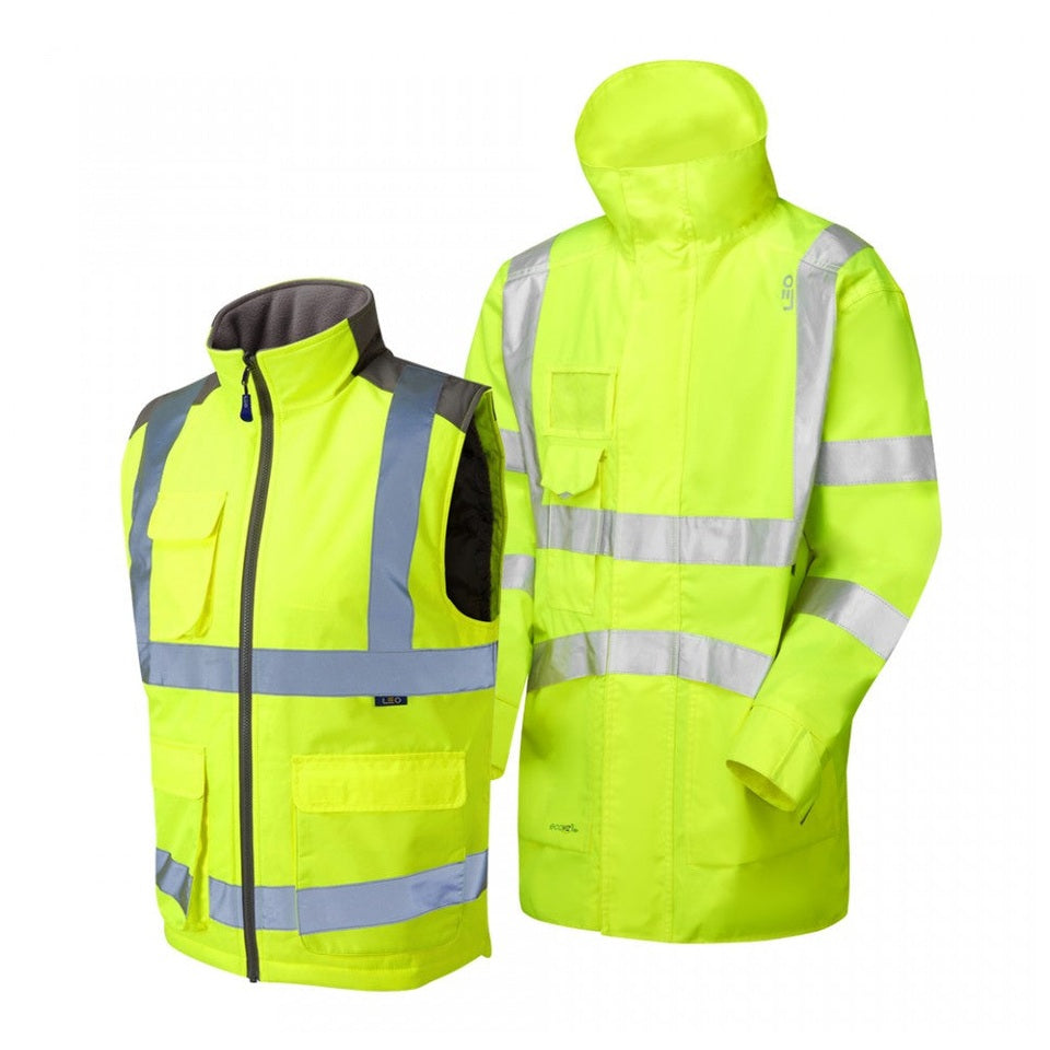 Leo Workwear Clovelly Torrington 3-in-1 Anorak Bodywarmer Waterproof S-6XL