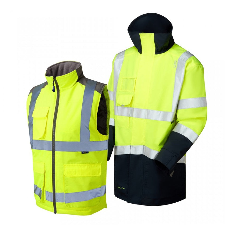 Leo Workwear Clovelly Torrington 3-in-1 Anorak Bodywarmer Waterproof S-6XL