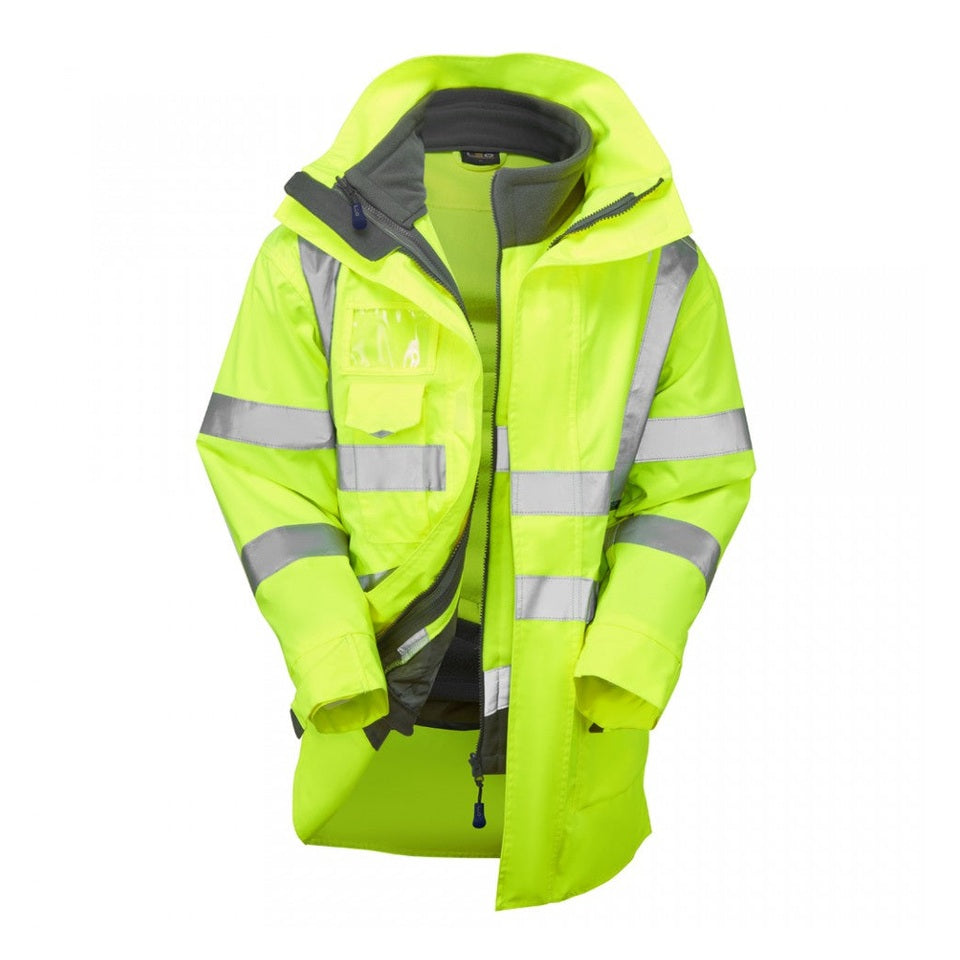 Leo Workwear Clovelly Hartland 3-in-1 Anorak Fleece Jacket Waterproof Class 3