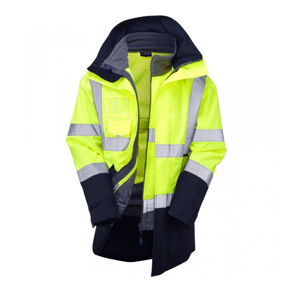 Leo Workwear Clovelly Hartland 3-in-1 Anorak Fleece Jacket Waterproof Class 3