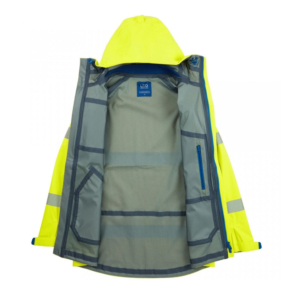 Leo Workwear Marisco LTEC 20K Waterproof Jacket, Breathable, Adjustable Hood