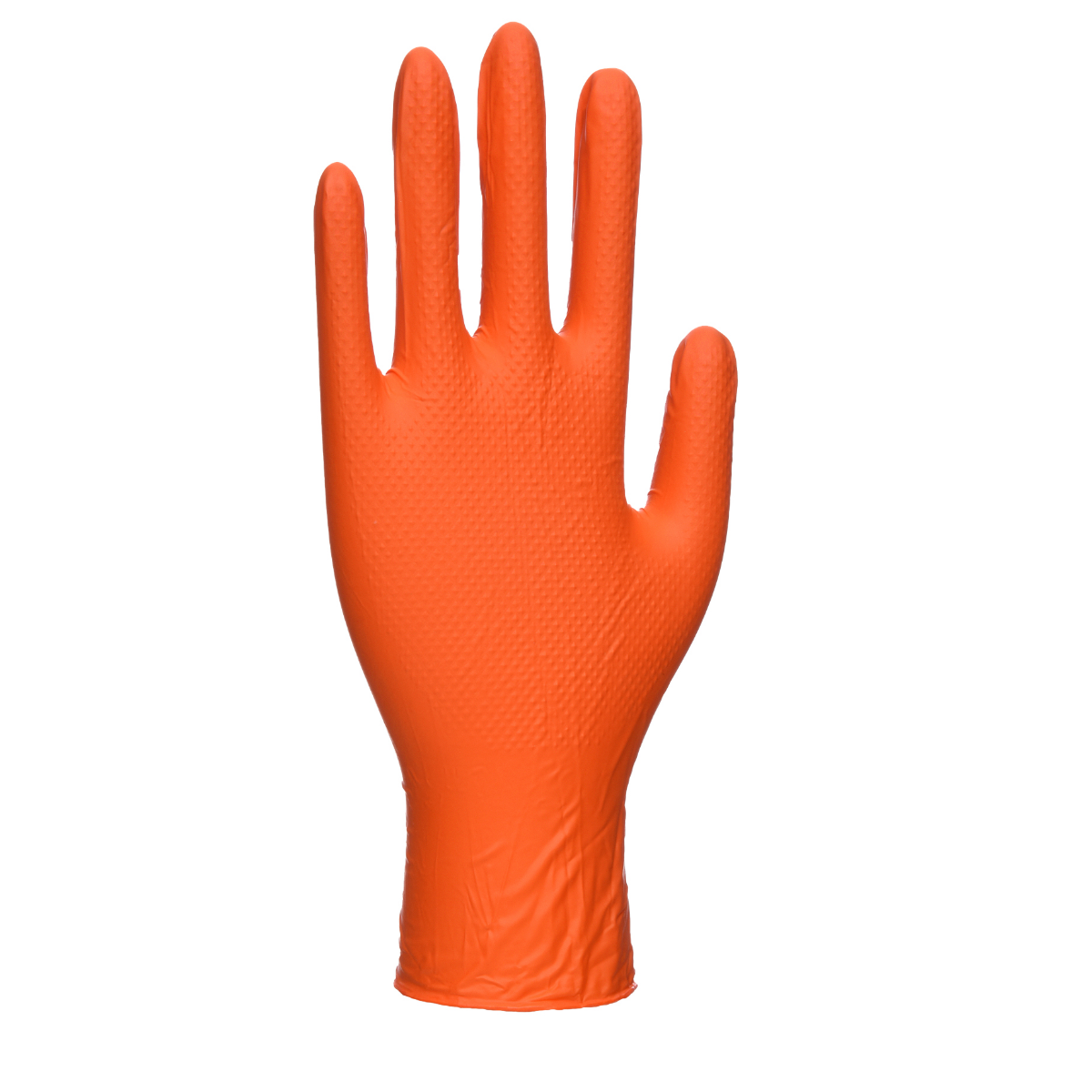Portwest Orange HD Disposable Nitrile Gloves 100 Pack 7 Mil Strength