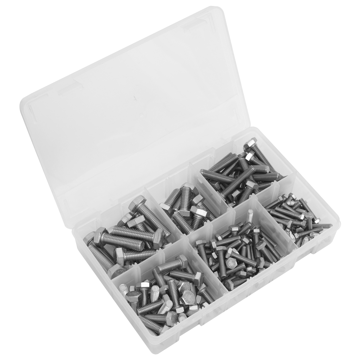 Sealey 150pc Stainless Steel Setscrew Assortment M5-M10 Corrosion Resistant