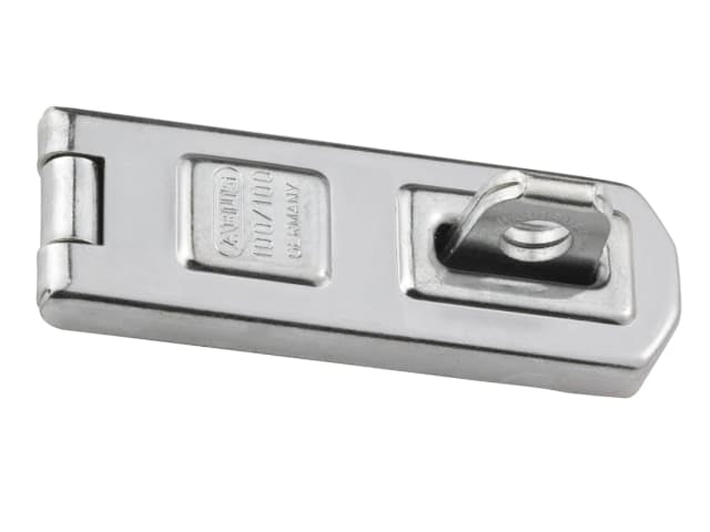 ABUS 100mm Mechanical Hasp & Staple + Concealed Hinge Pin, Corrosion Protected