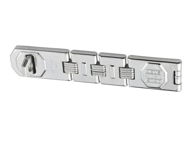ABUS 110/230 Hinged Hasp & Staple 230mm Steel Construction for Chests Cupboards