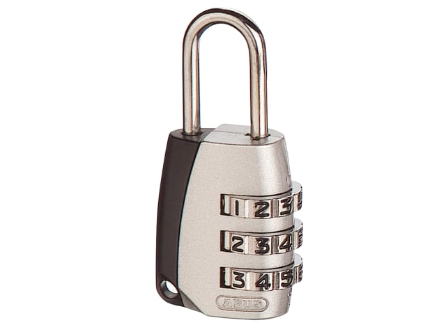 ABUS 155/20 20mm Combination Padlock 3-Digit Resettable Steel Shackle