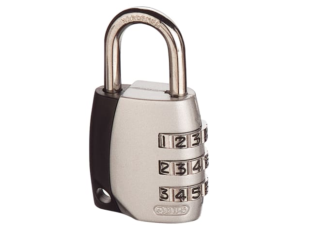 ABUS 155/30 30mm Combination Padlock 3-Digit Resettable for Luggage & Gym