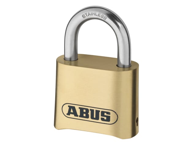 ABUS 180IB/50 50mm Brass Combination Padlock 4-Digit Weatherproof Security