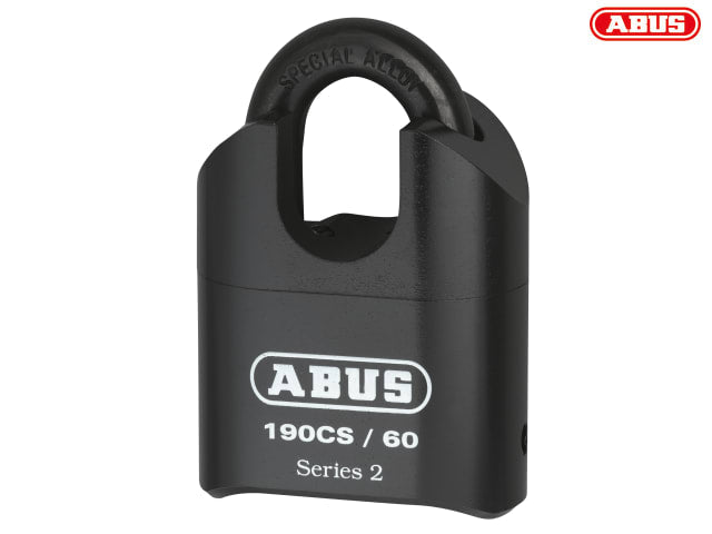 ABUS 190/60 Heavy-Duty 4-Digit Combination Padlock Closed Shackle 60mm