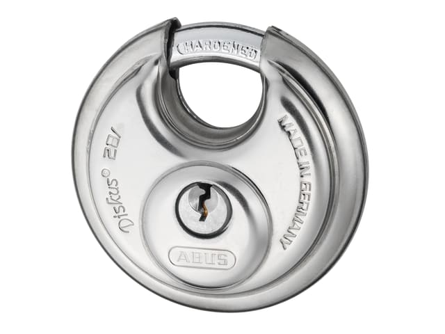 ABUS 28 Series Diskus Padlock 70mm Stainless Steel Tamper-Proof Security Lock