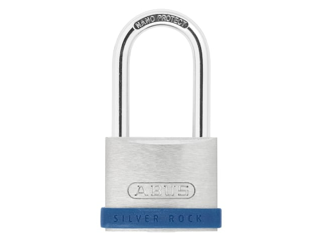 ABUS Silver Rock 5 Padlock 40mm Long Shackle Zinc Body High Security Lock