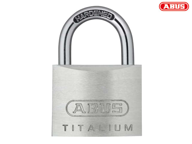 ABUS 54TI/35mm TITALIUM Padlock Lightweight Aluminium Security Lock Carded