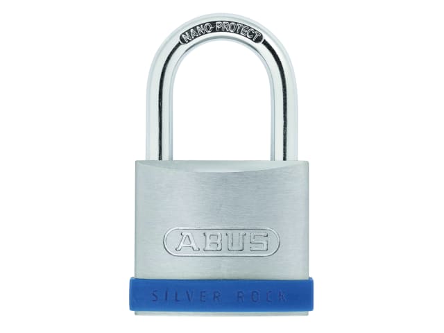 ABUS Silver Rock 5 Padlock 55mm Zinc Body High Security Heavy Shackle