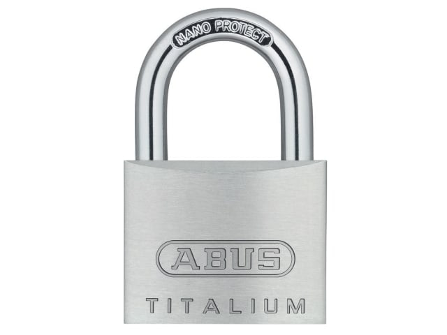 ABUS TITALIUM 64TI 40mm Padlock Twin Pack Hardened Steel Lightweight Security