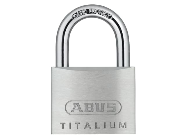 ABUS 64TI/50mm TITALIUM Padlock Keyed Alike KA6512 Medium Security Lock
