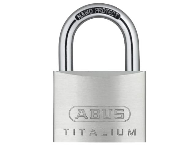 ABUS 64TI/60mm TITALIUM Padlock Keyed Alike KA6607 Hardened Steel Security Lock