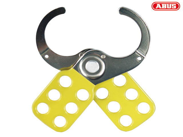 ABUS 702 Lock Off Hasp 38mm Red Steel Safety Padlock Hasp for Isolation