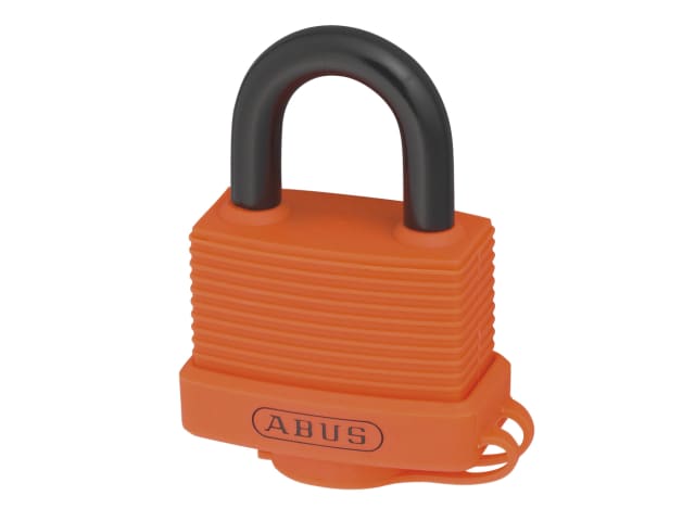 ABUS 70AL/45mm Aluminium Padlock Orange Keyed Alike 6401 Weatherproof Security