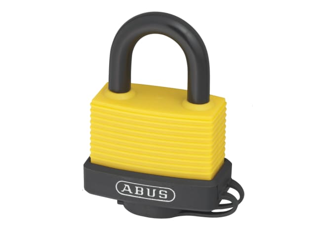 ABUS 70AL/45mm Yellow Aluminium Padlock Keyed Alike 6401 Weatherproof Security