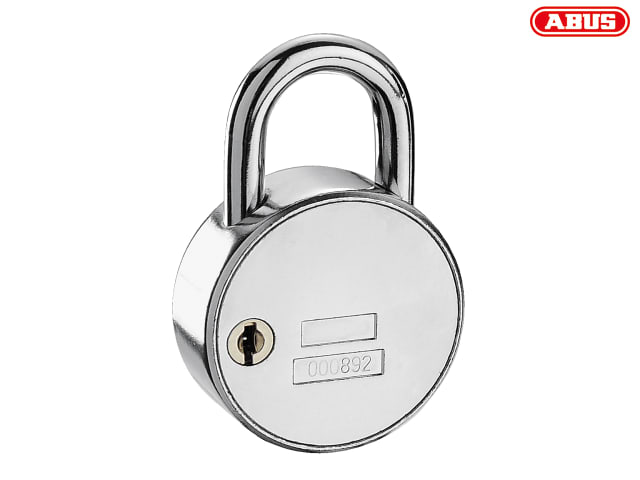 ABUS 78/50mm Dial Combination Padlock with Key Override Rust-Free Steel Body