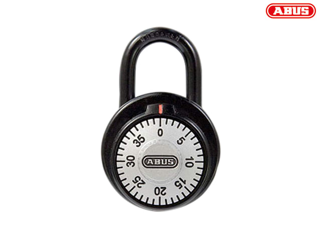 ABUS 78/50mm Dial Combination Padlock with Key Override Rust-Free Steel Body