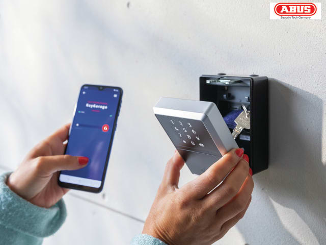 ABUS 787 SMART-BT KeyGarage Wall-Mounted Key Storage with App Access