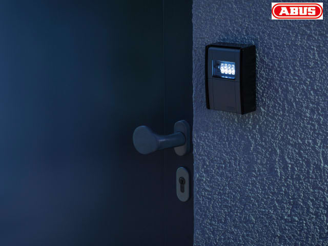 ABUS 787 LED Wall-Mounted KeyGarage 4-Digit Code Lockbox for Multiple Users