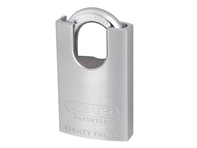 ABUS 83/50mm Chrome Plated Brass Padlock Hardened Shackle Security Level 8