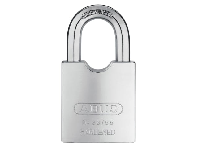 ABUS 83/55mm Rock Hardened Steel Padlock with Anti-Pick Cylinder Security 9