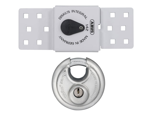 ABUS 142 Series Sliding Door Van Lock with 26mm Diskus Padlock Security Set