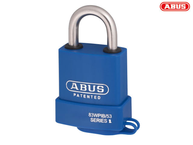 ABUS 83WPIB Submariner Brass Padlock 53mm Chrome Plated Rust-Free Security