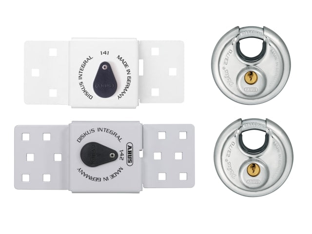 ABUS 86642 Van Lock Set with Diskus Padlocks for Trucks and Sliding Doors