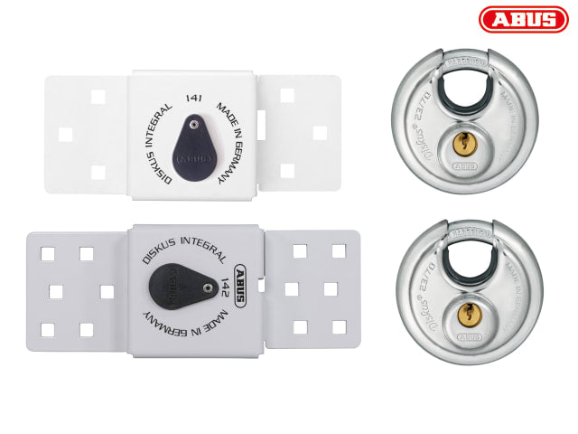 ABUS 86642 Van Lock Set with Diskus Padlocks for Trucks and Sliding Doors