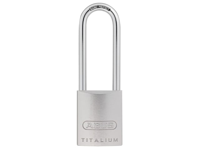 ABUS 86TI TITALIUM Padlock 45mm Without Cylinder 80mm Long Shackle Security 7